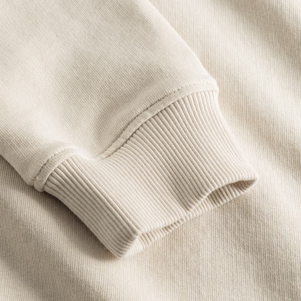 Sweatshirt Ystad Daisy Block Oat White