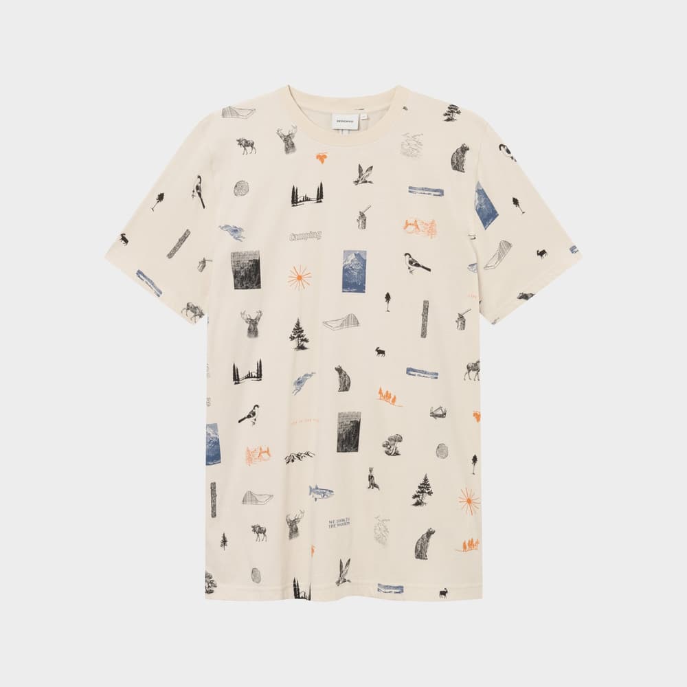 T-shirt Stockholm In The Woods Oat White