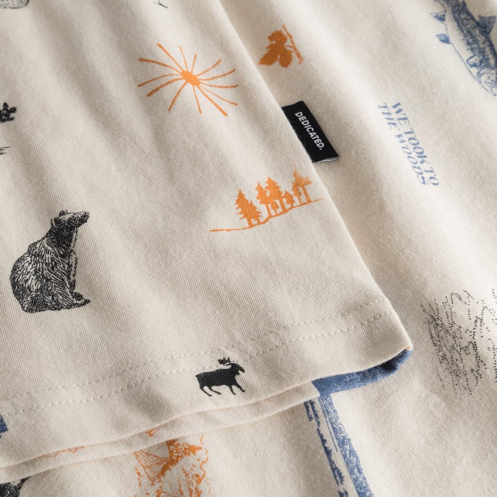 T-shirt Stockholm In The Woods Oat White