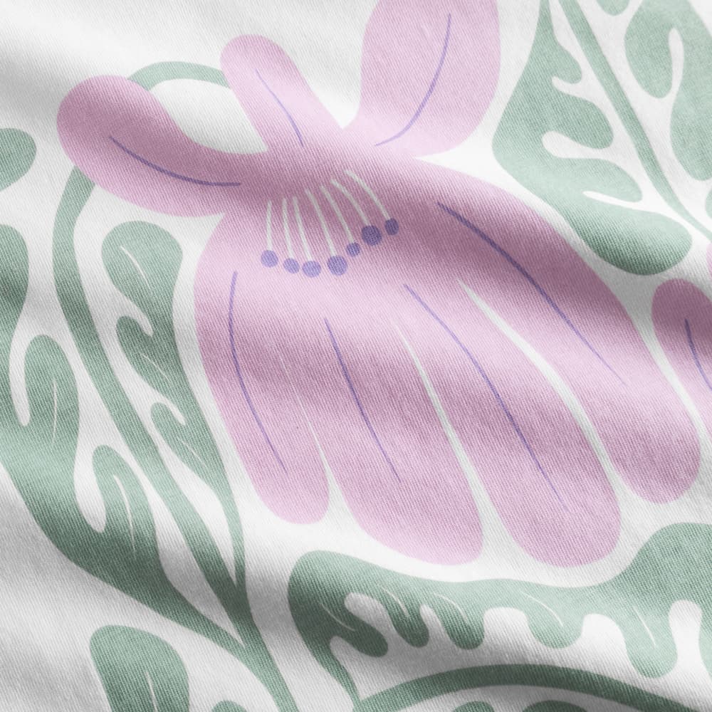 T-shirt Vadstena Winter Blossom White