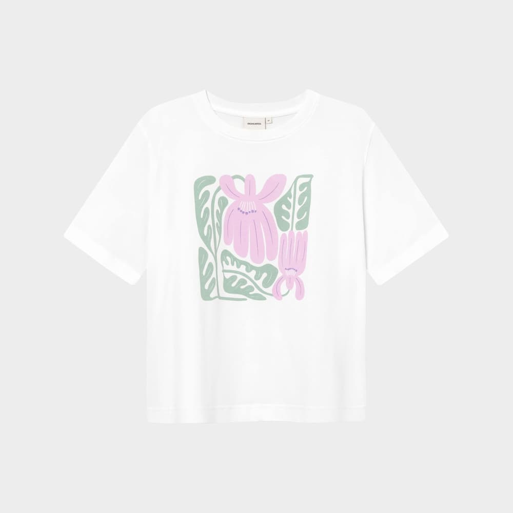 T-shirt Vadstena Winter Blossom White