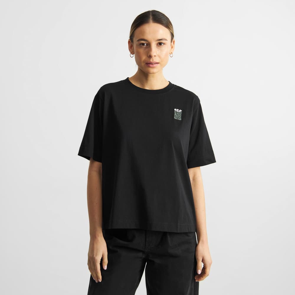 T-shirt Vadstena Thistle EMB Black