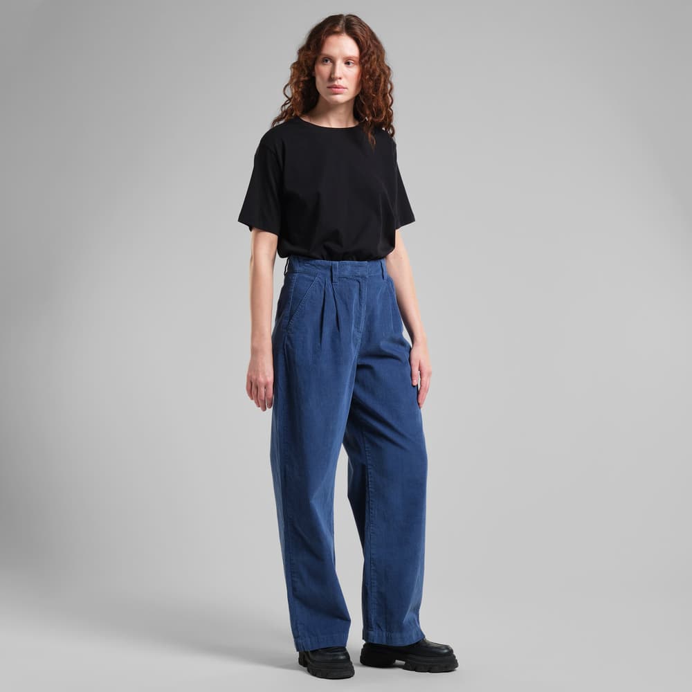 Pants Vickleby Corduroy True Blue