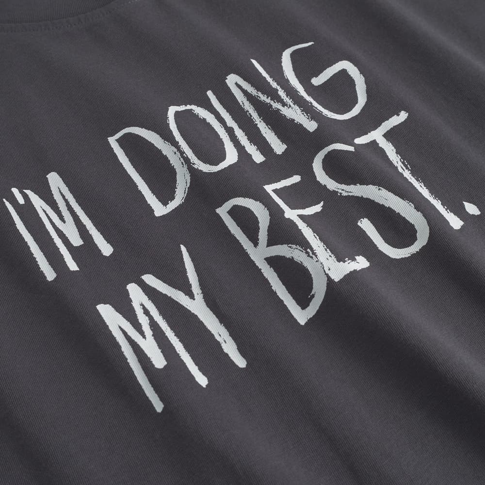 T-shirt Stockholm Doing My Best Charcoal
