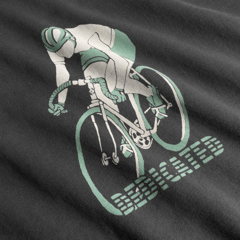 Sweatshirt Malmoe Retro Bike Charcoal