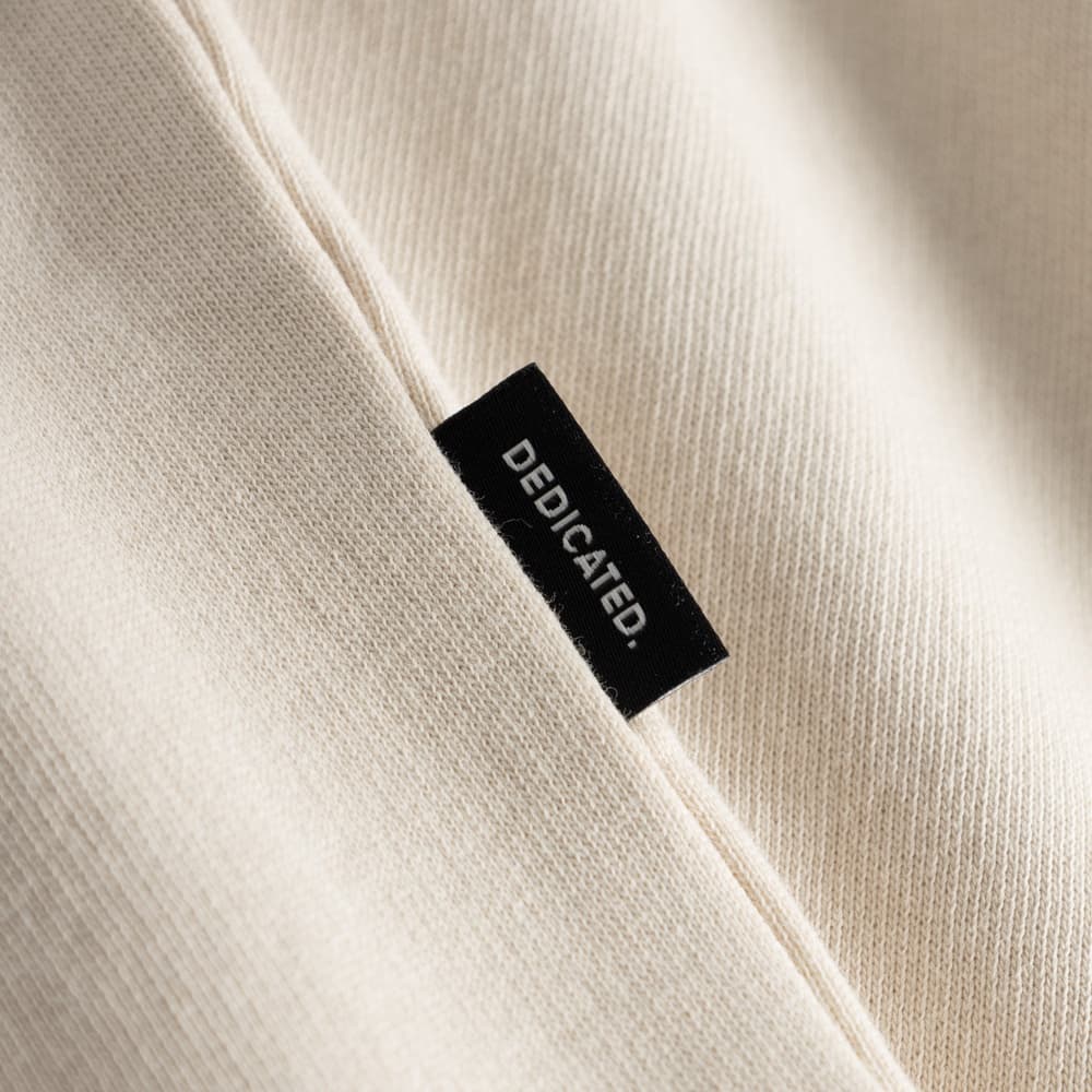 Sweatshirt Malmoe Sound System Logo Oat White