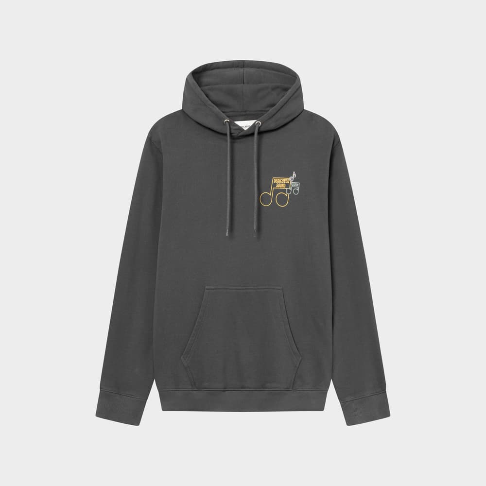 Hoodie Falun Sound System Logo Charcoal