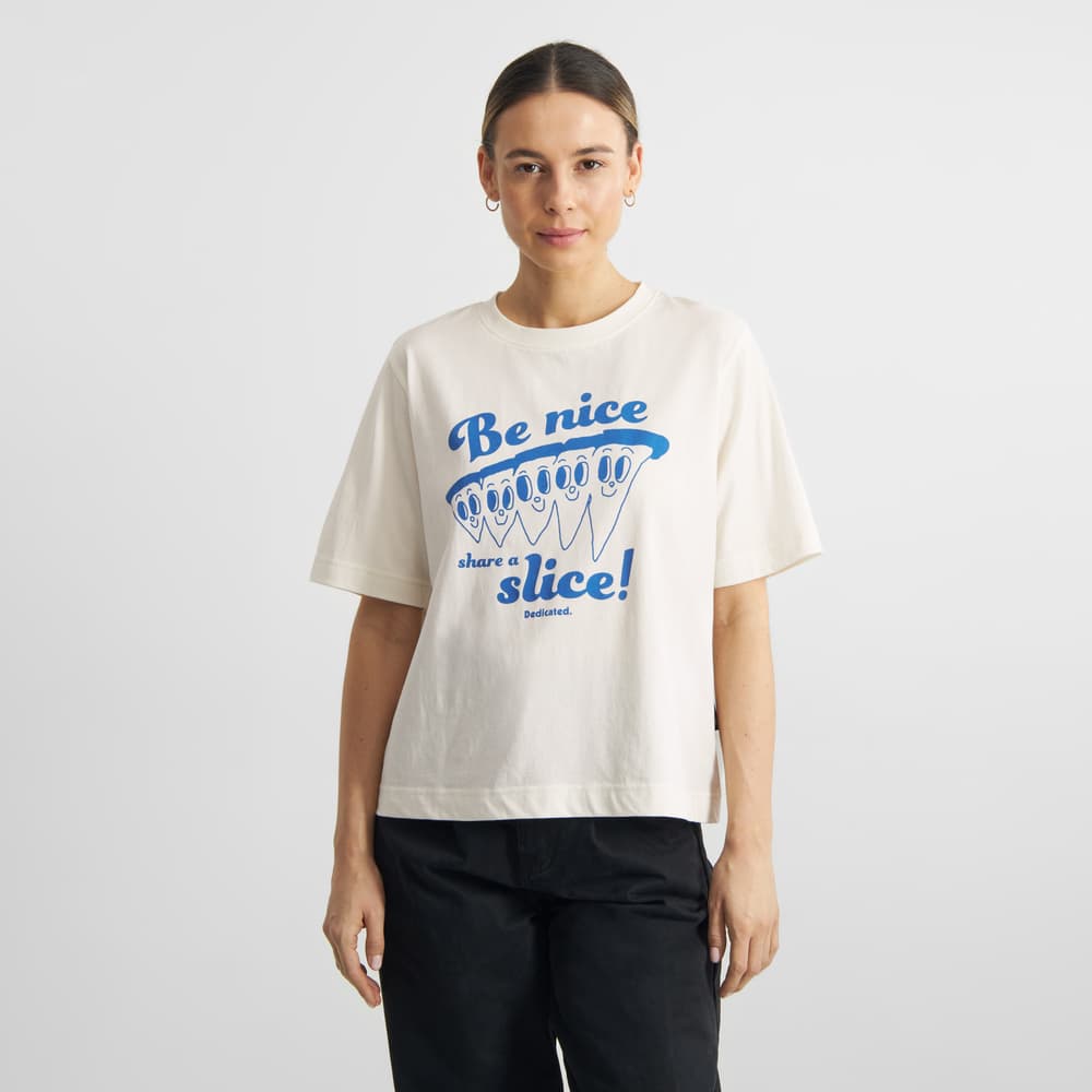 T-shirt Vadstena Share A Slice Off White