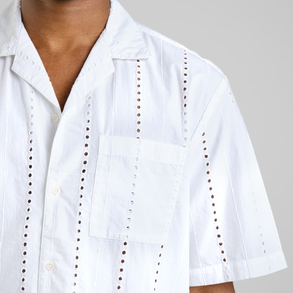 Shirt Marstrand Schiffli White