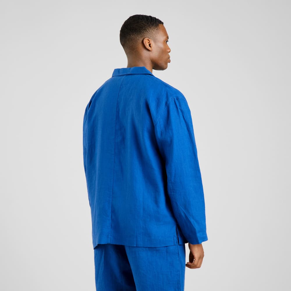 Blazer Hornstull Linen Limoges Blue