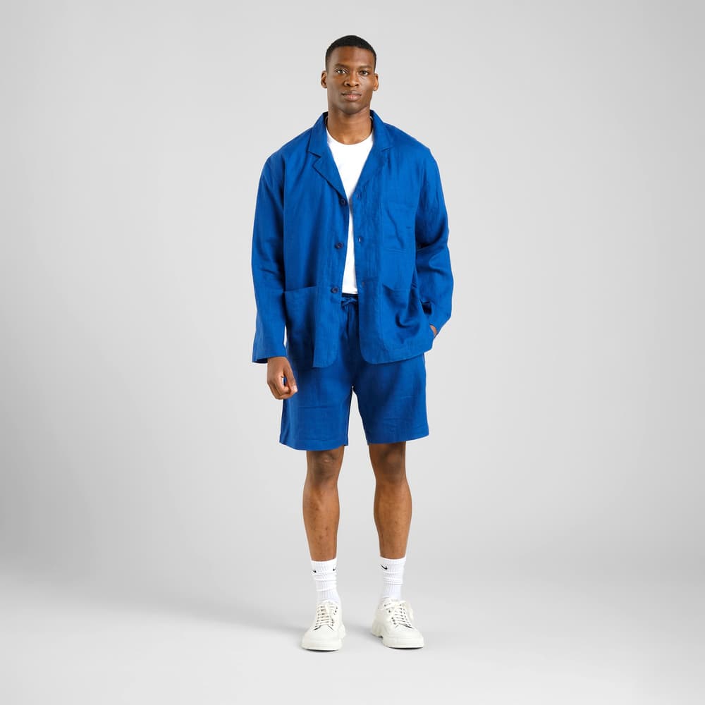 Blazer Hornstull Linen Limoges Blue