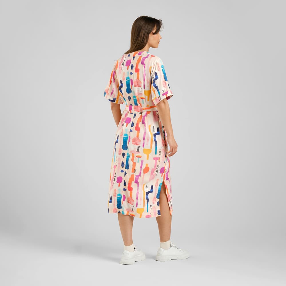 Dress Kallvik Summer Abstract Multi Color