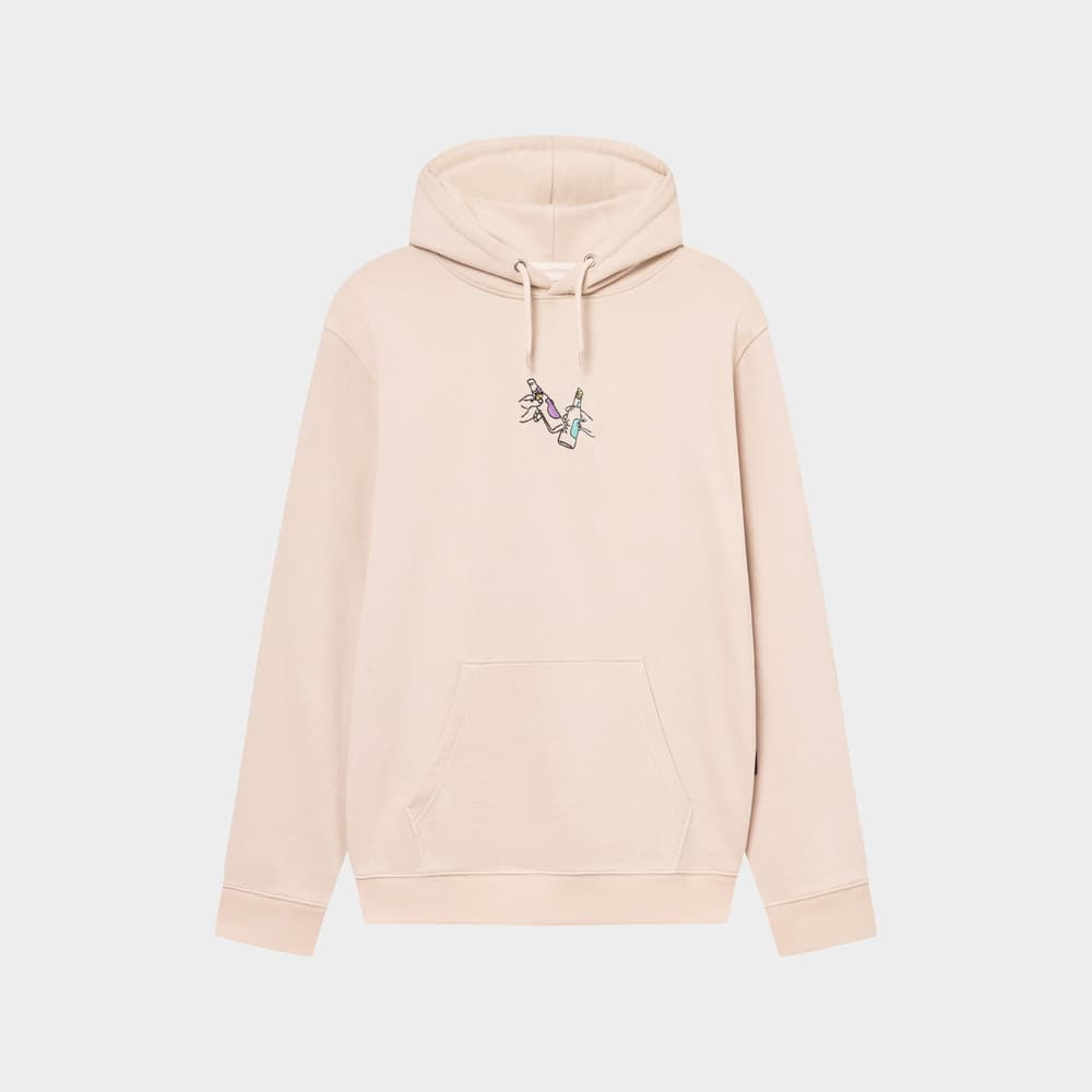 Hoodie Falun Cheers Oat White