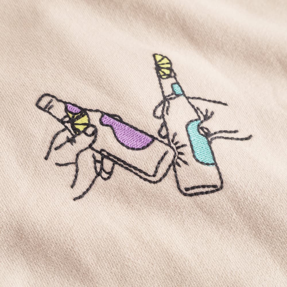 Hoodie Falun Cheers Oat White