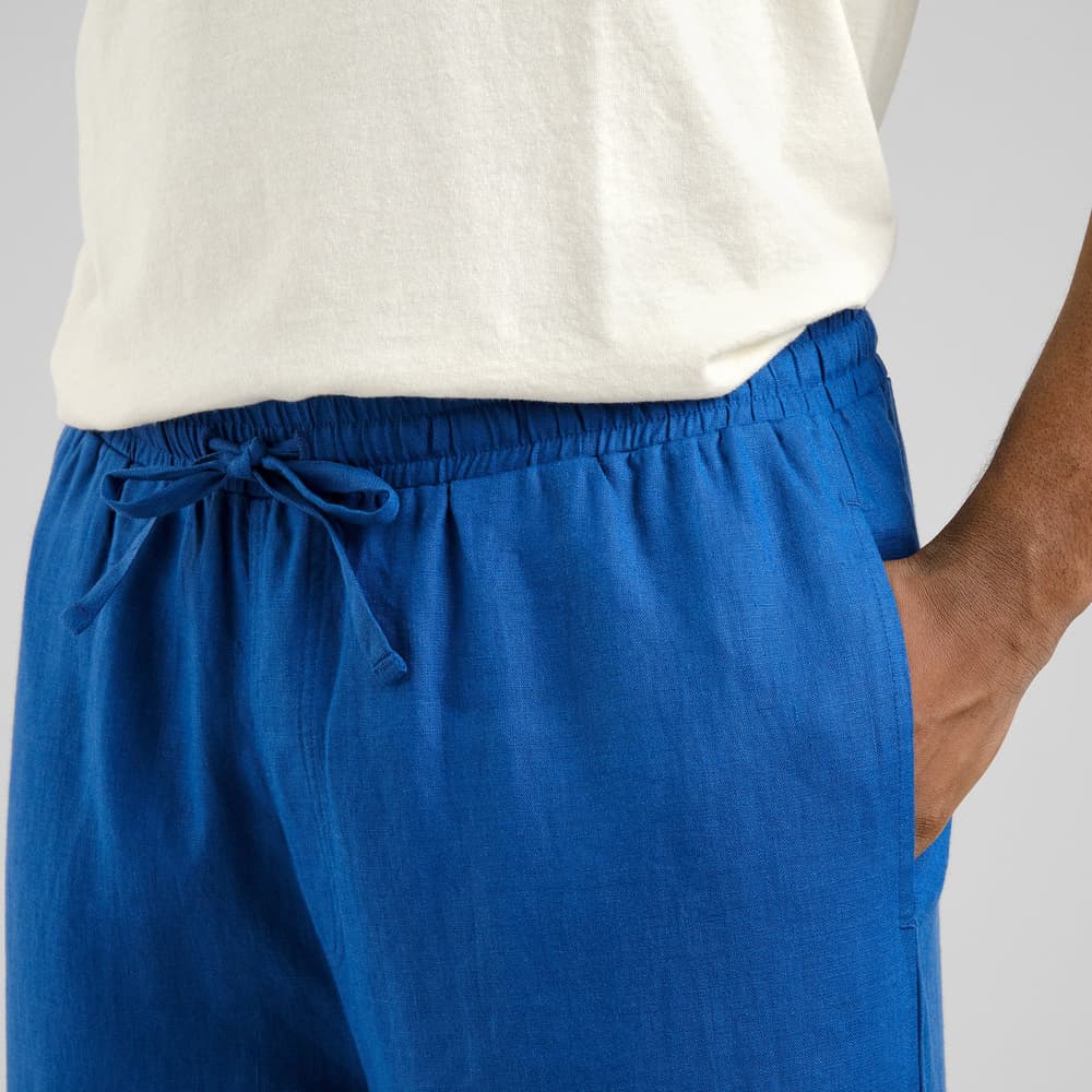 Pants Klitmoeller Linen Limoges Blue