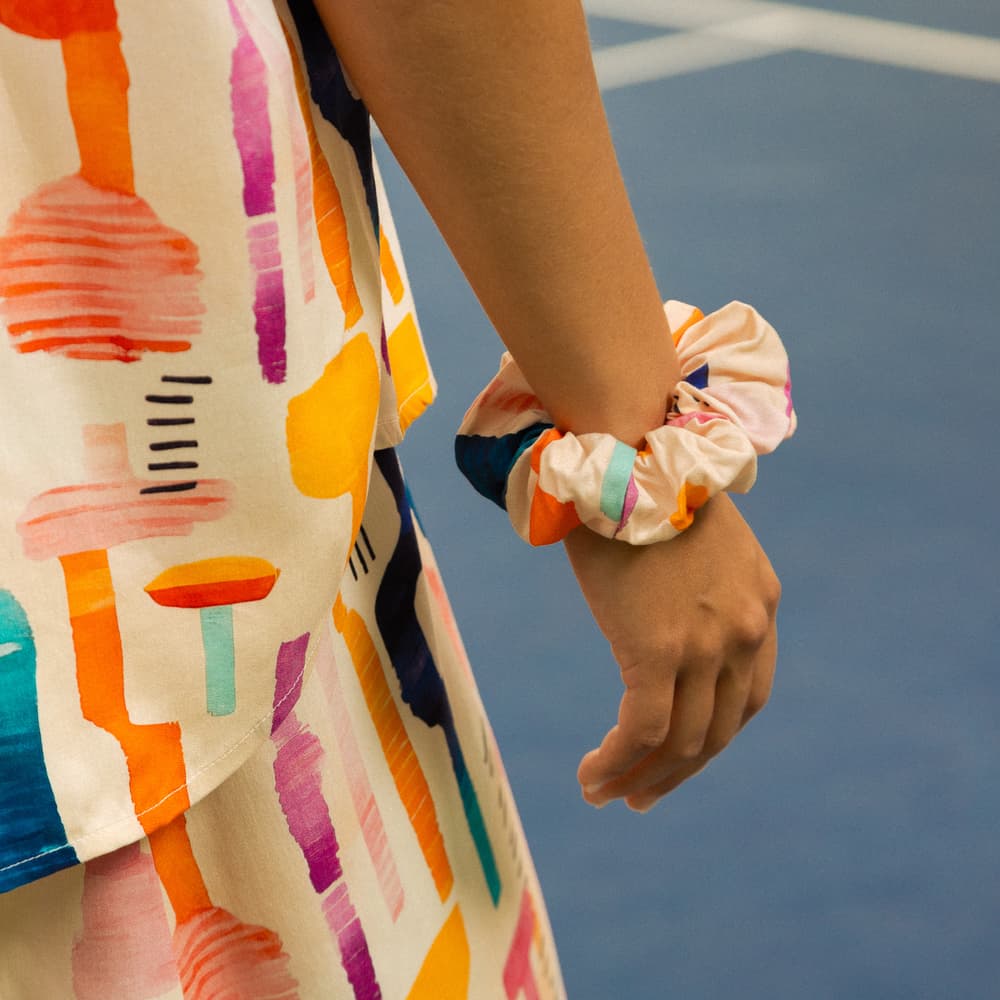 Scrunchie Summer Abstract Multi Color