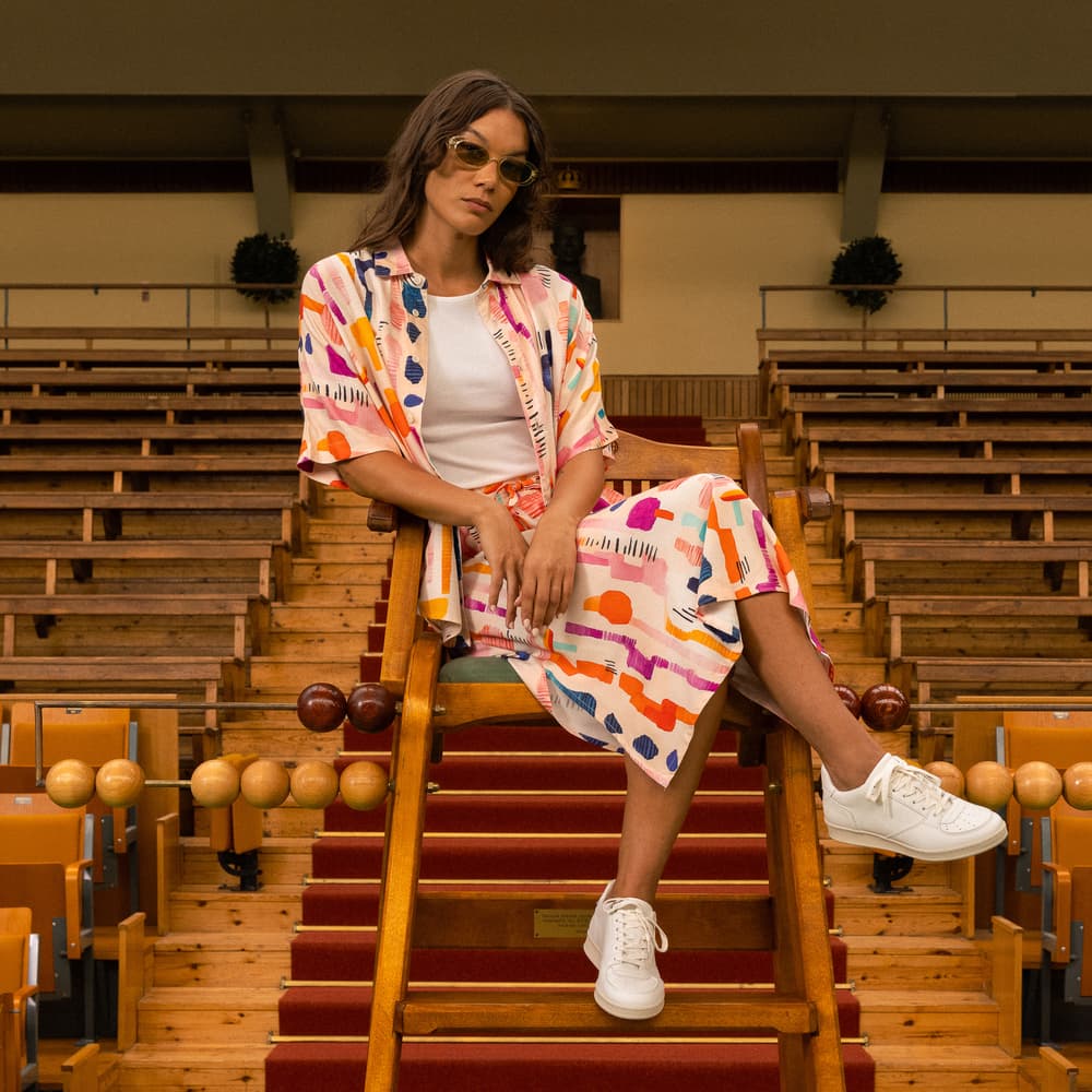 Shirt Alsvik Summer Abstract Multi Colors