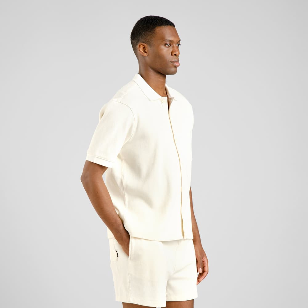 Shirt Falkvik Waffle Off-White