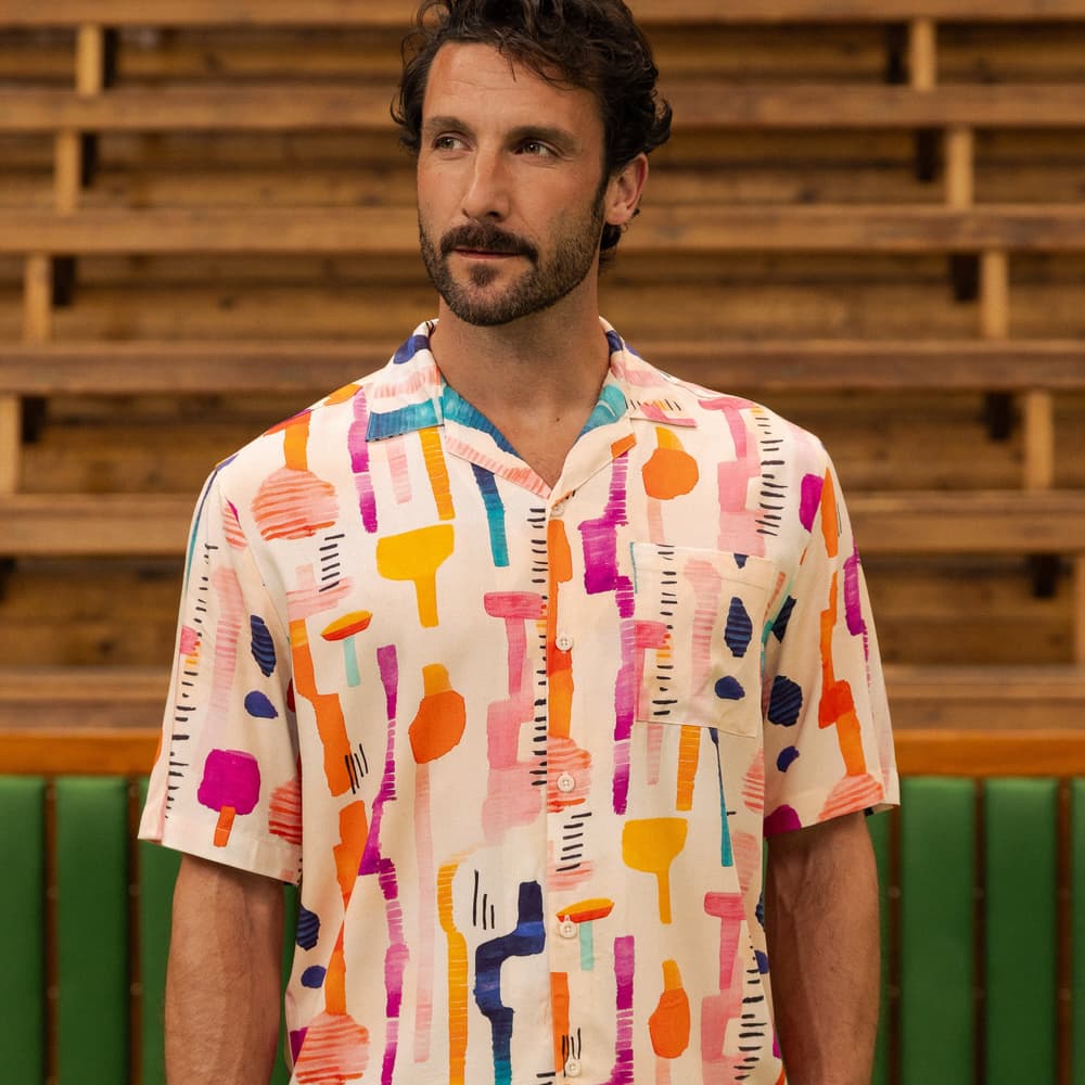 Shirt Marstrand Summer Abstract Multi Color