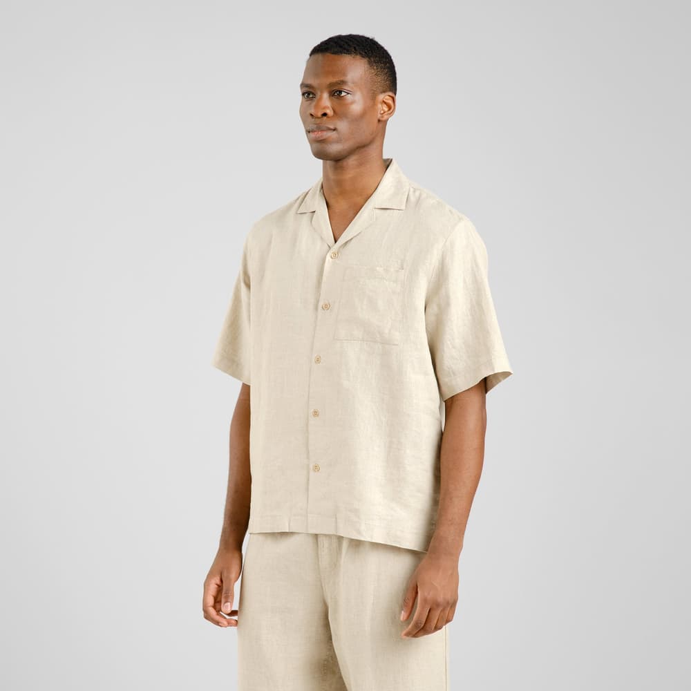 Shirt Marstrand Linen Ecru