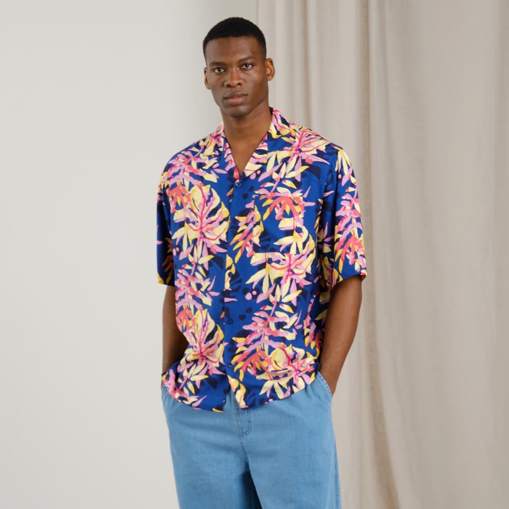 Shirt Marstrand Tropical Collage Multi Color