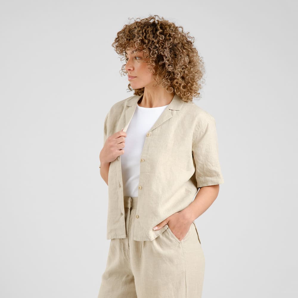 Shirt Torup Linen Ecru