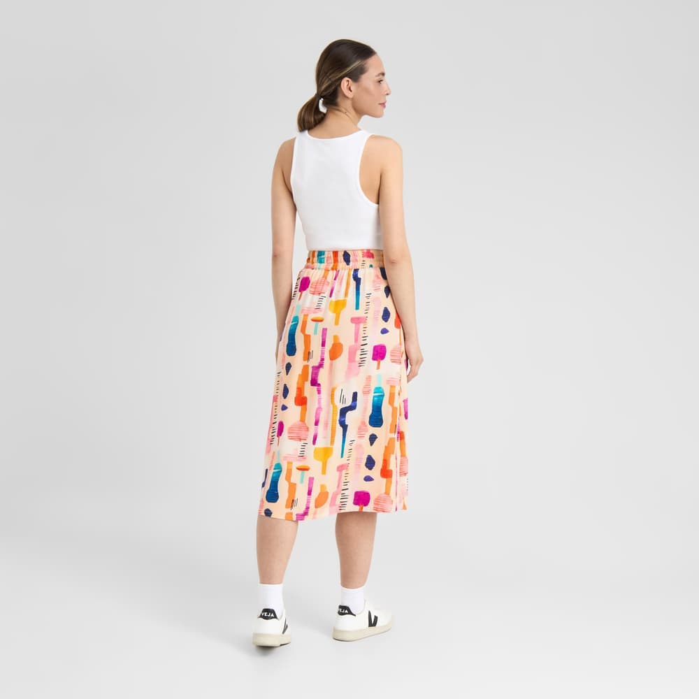 Skirt Klippan Summer Abstract Multi Colo