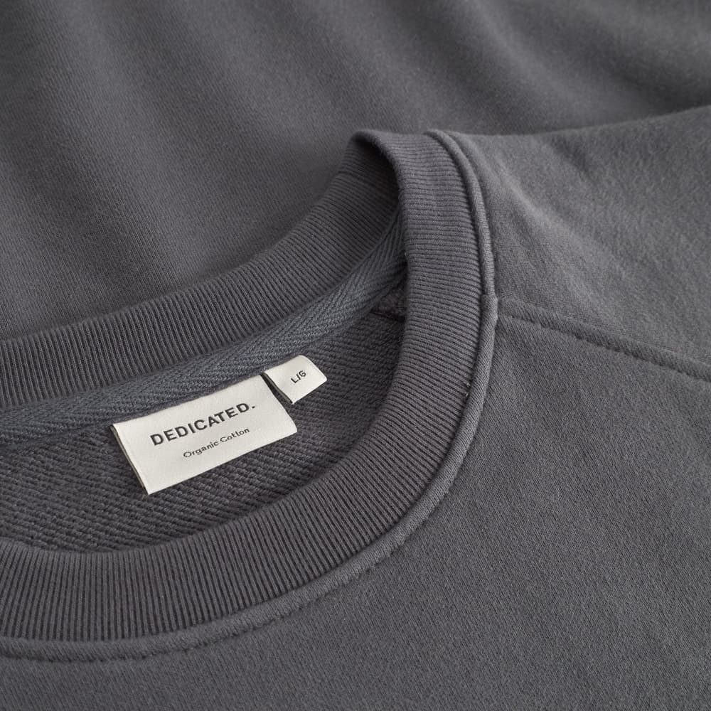 Sweatshirt Malmoe Lemon Peace Charcoal