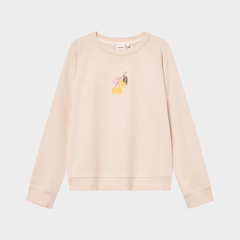 Sweatshirt Ystad Lemon Branch Oat White