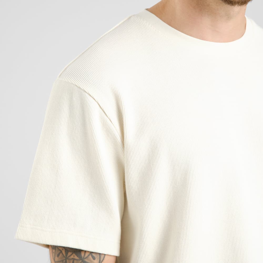 T-shirt Danviken Waffle Off-White
