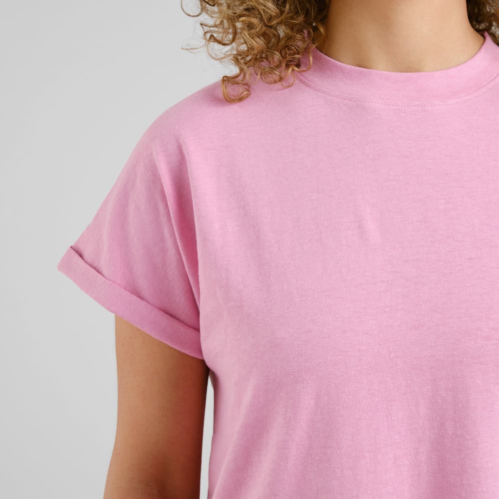 T-shirt Dress Eksta Hemp Moonlite Pink