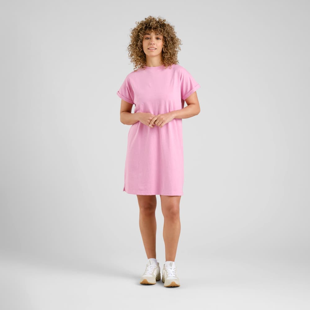 T-shirt Dress Eksta Hemp Moonlite Pink