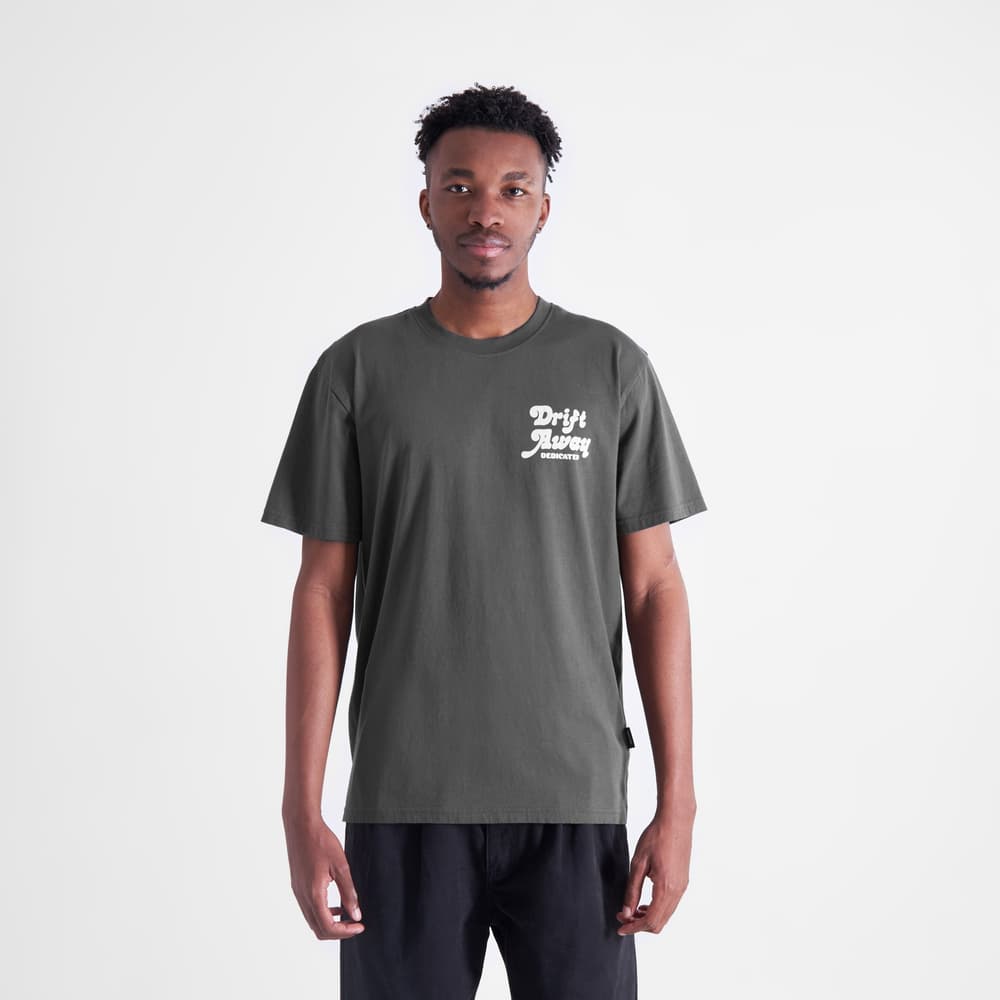 T-shirt Stockholm Drift Away Charcoal