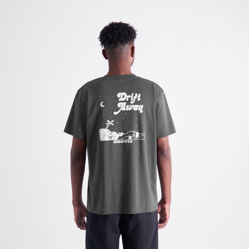 T-shirt Stockholm Drift Away Charcoal