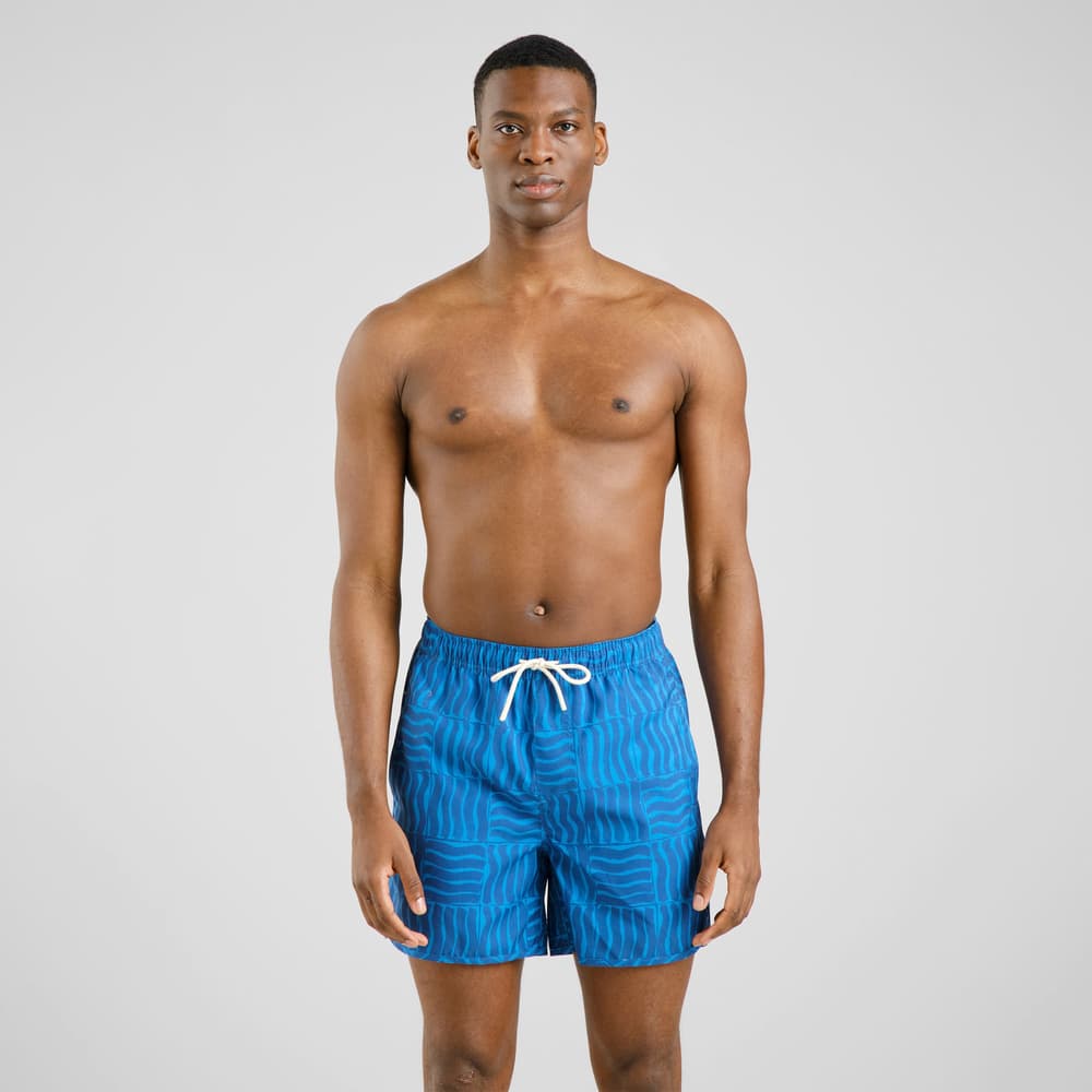 Swim Shorts Sandhamn Wave Tiles Blue