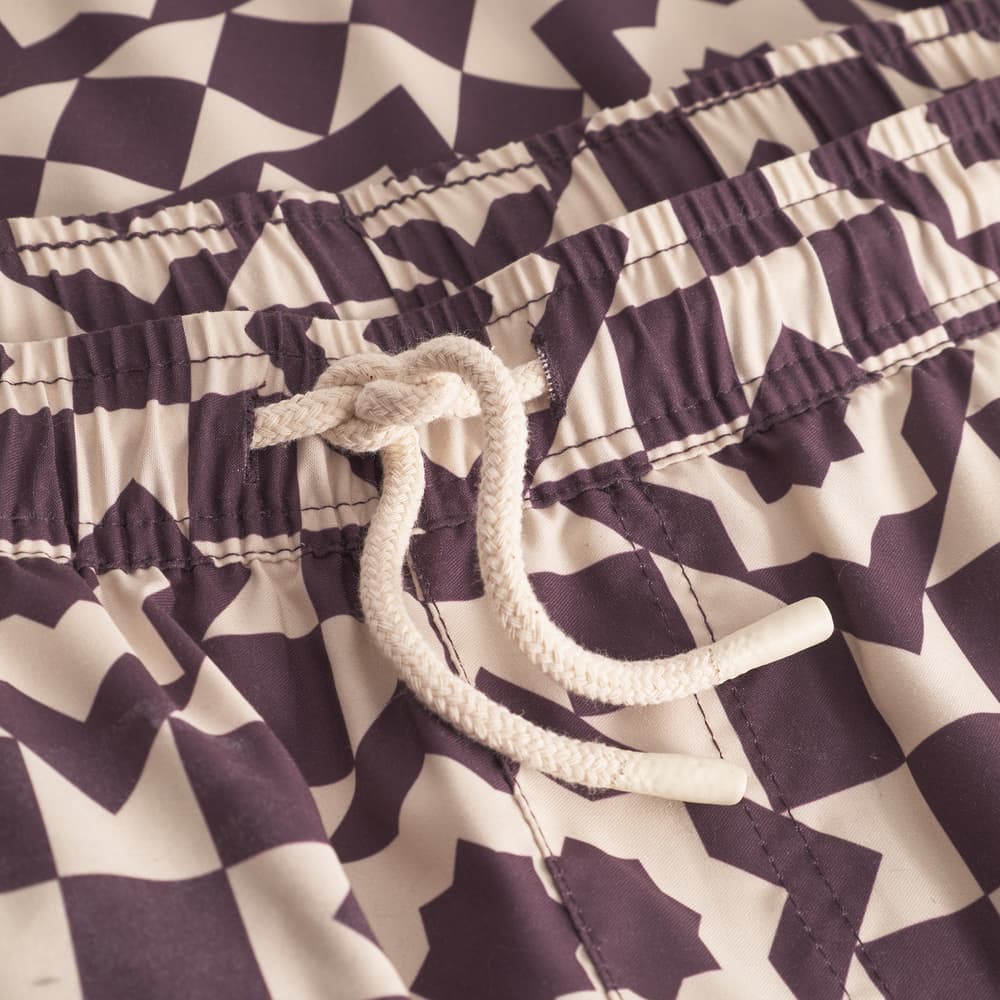 Swim Shorts Sandhamn Mosaic Star Plum Purple