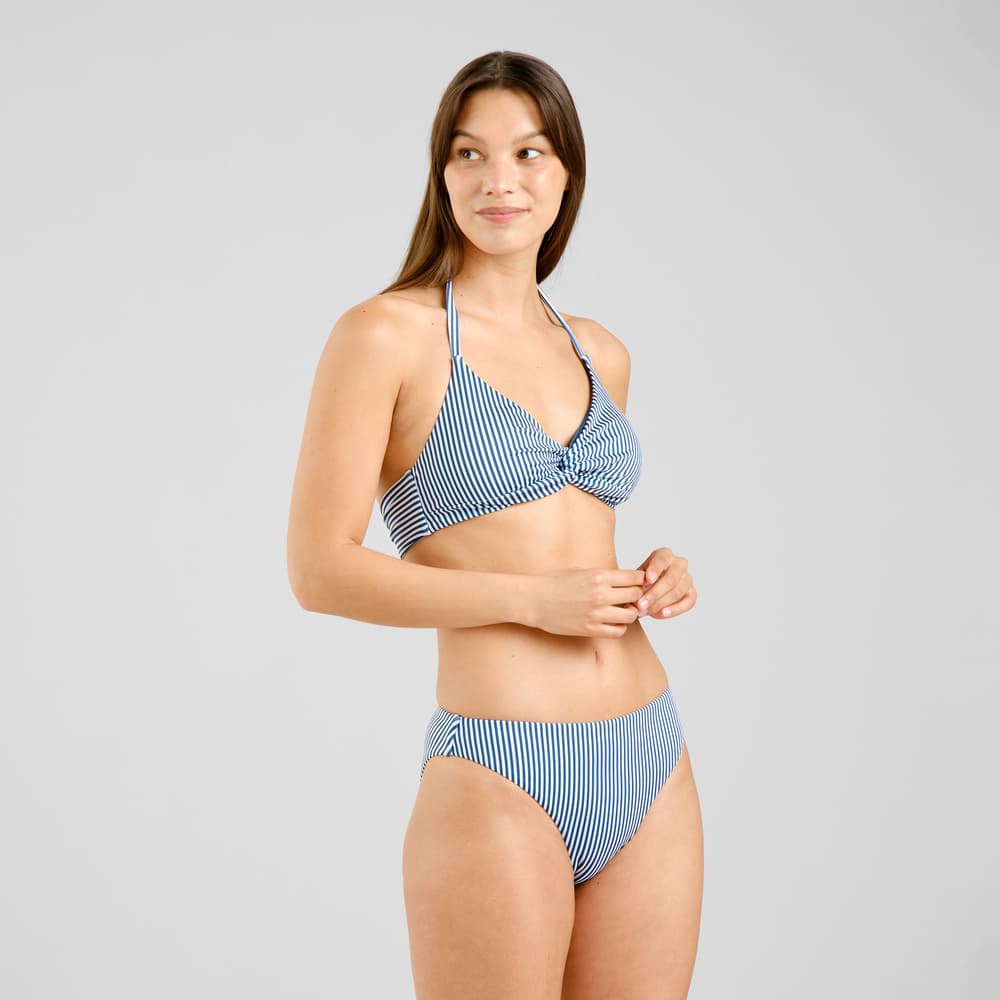 Bikini Top Gullholma Thin Stripe Majolica Blue