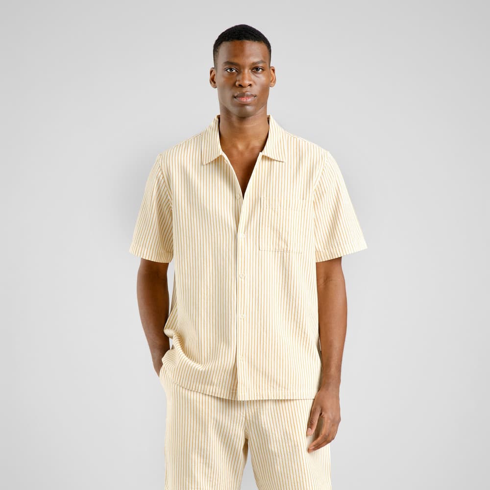 Shirt Brantevik Work Stripe Yellow