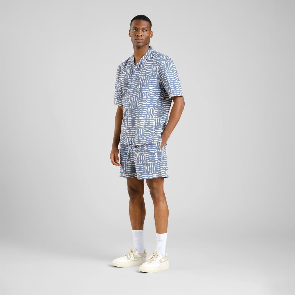 Shorts Essingen Wave Tiles Blue