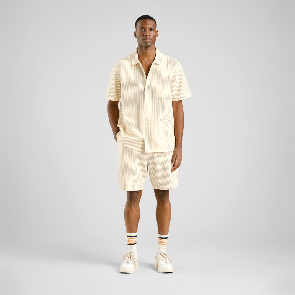 Shorts Vejle Work Stripe Yellow