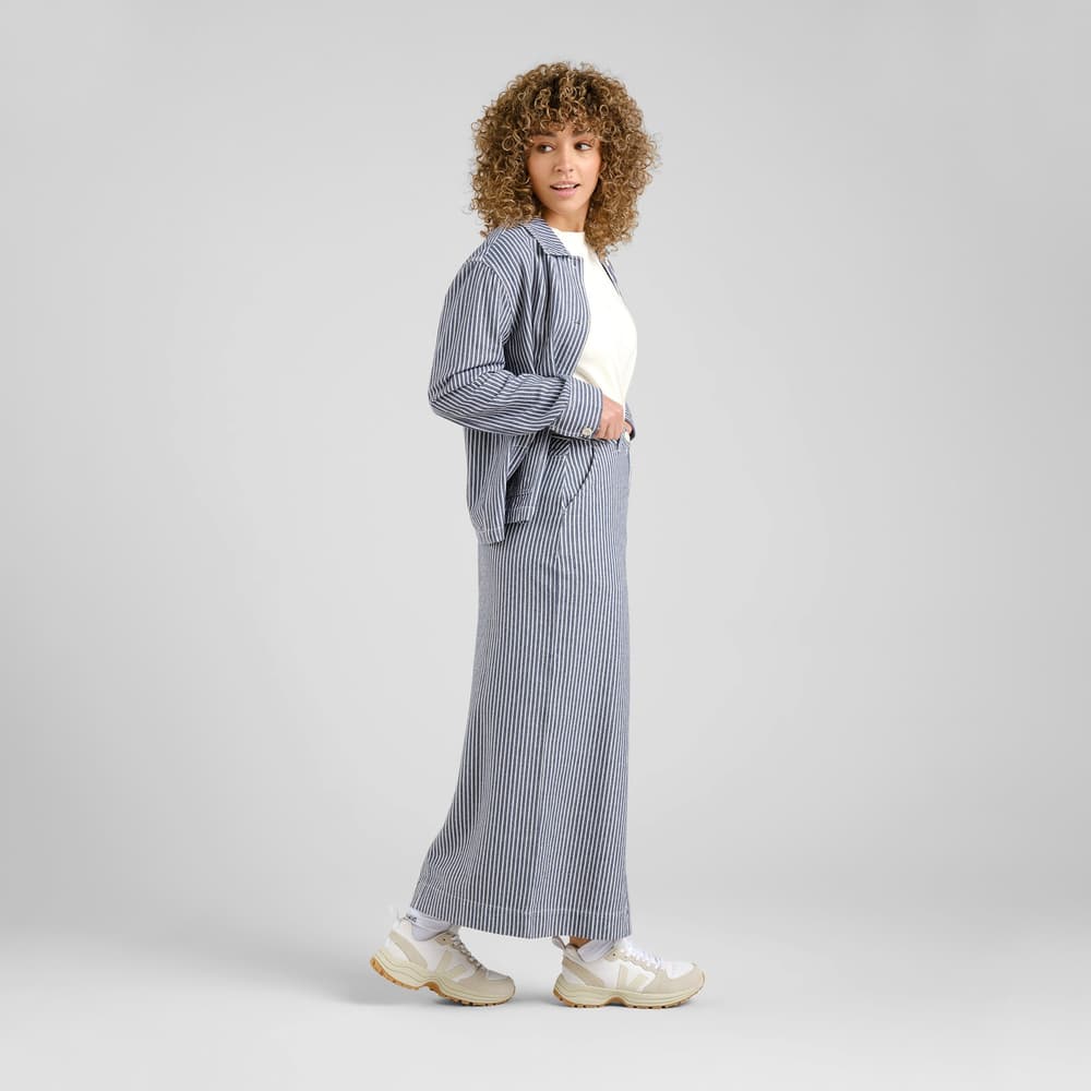 Skirt Finsta Work Stripe Blue