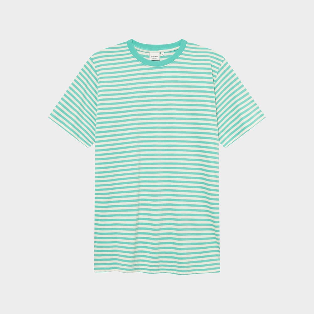 T-shirt Stockholm Stripes Pool Blue