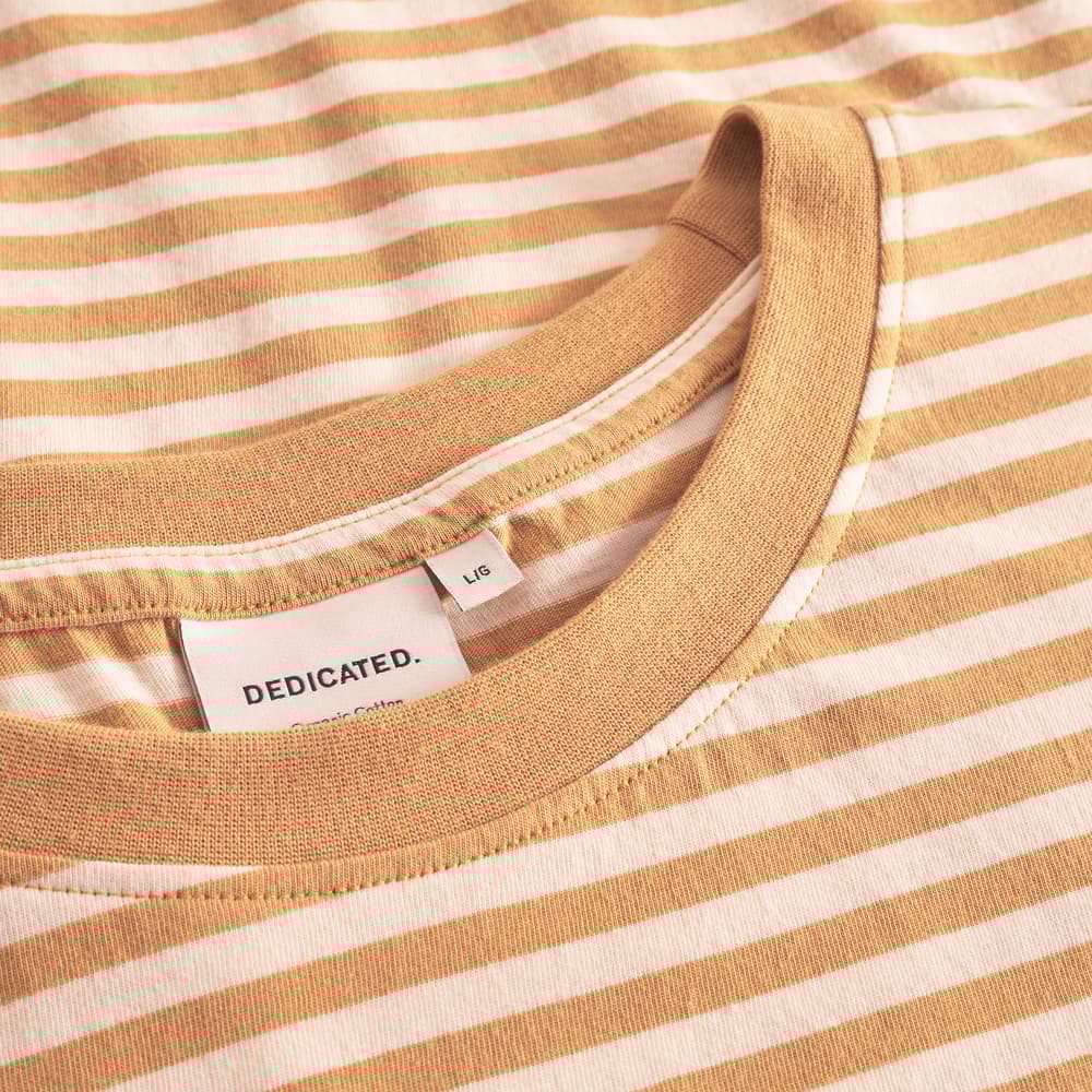 T-shirt Stockholm Stripes Gold Yellow