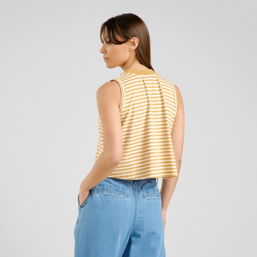 Top Namsos Stripes Gold Yellow