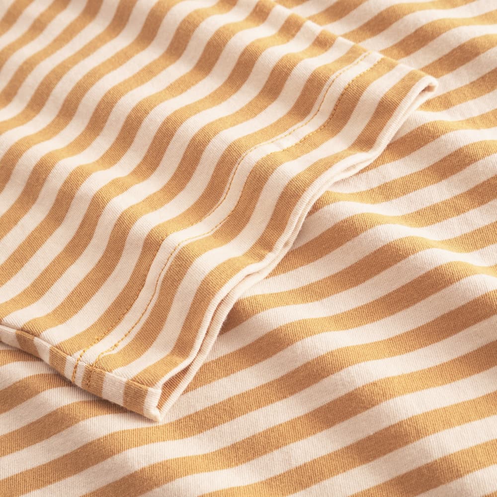 T-shirt Vadstena Stripes Gold Yellow