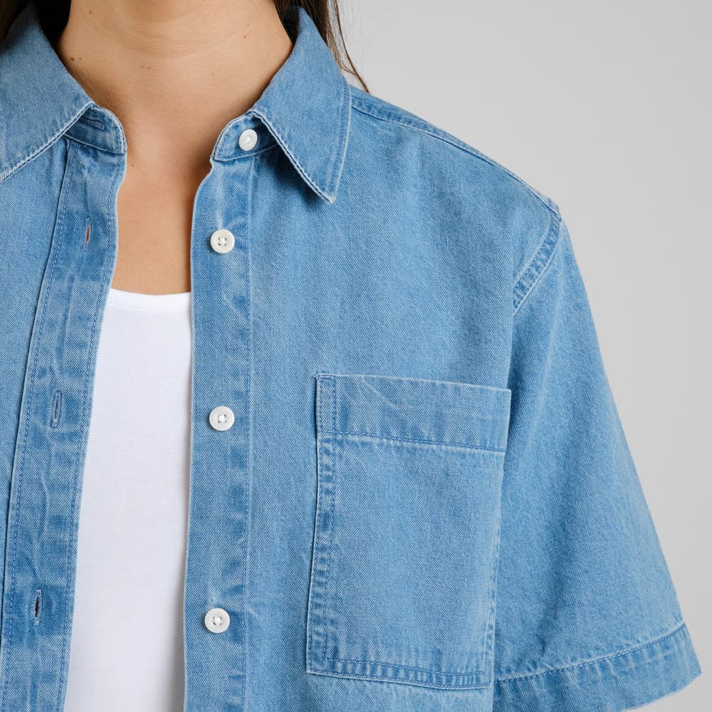 Shirt Stensvik Denim Light Blue