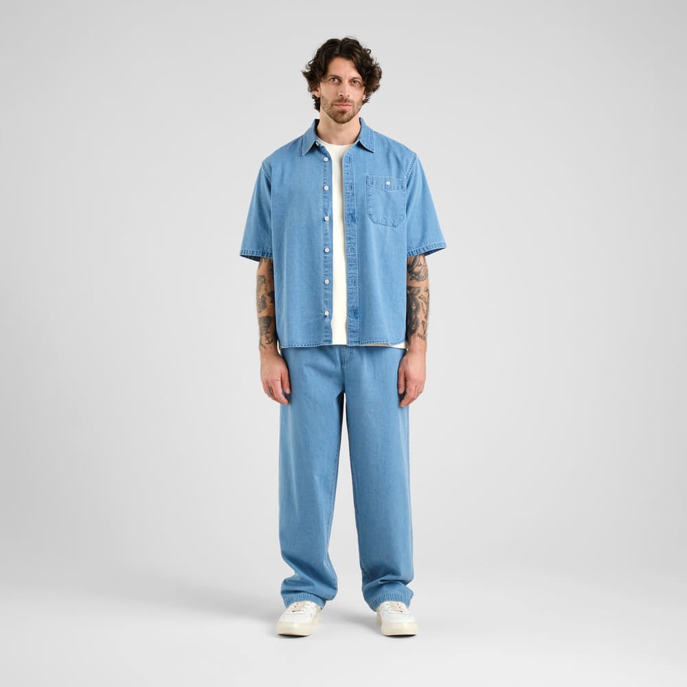 Shirt Skalhamn Denim Light Blue