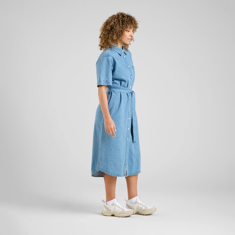 Shirt Dress Ripa Denim Light Blue