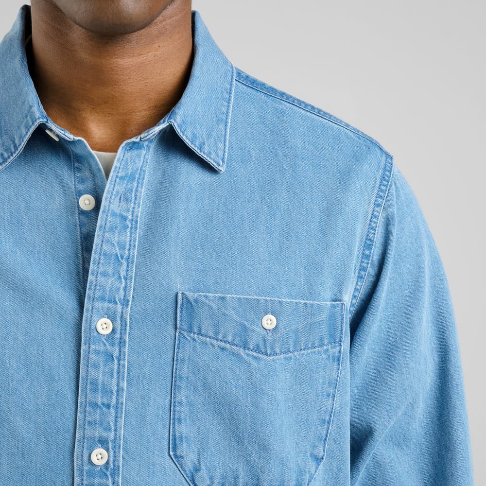 Shirt Lunnevik Denim Light Blue