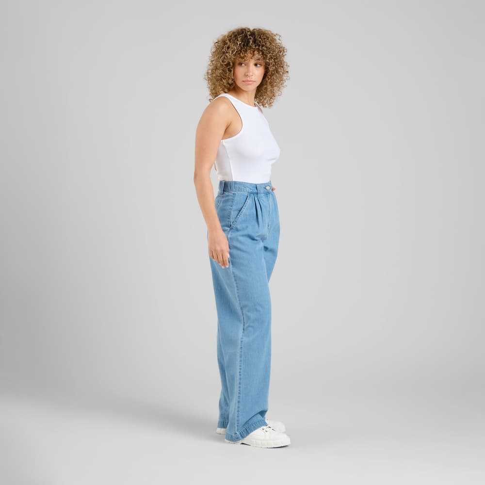 Pants Vickleby Denim Light Blue